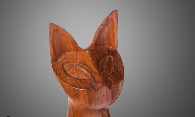 tall cat statue