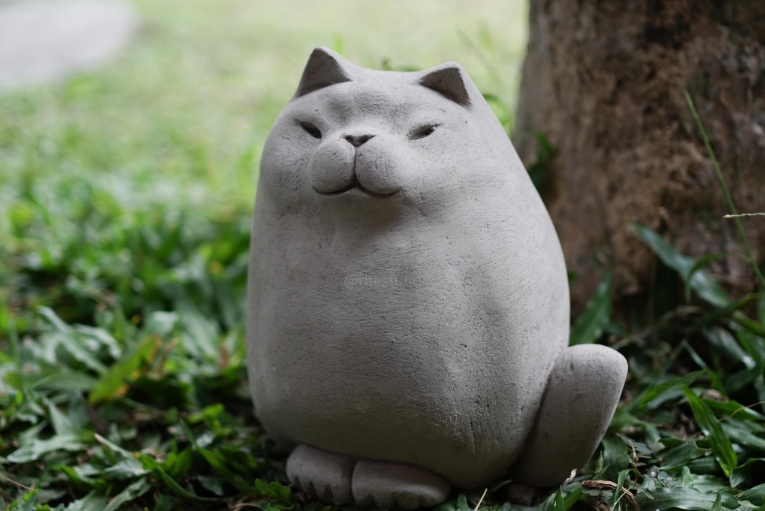 cat garden statues amazon