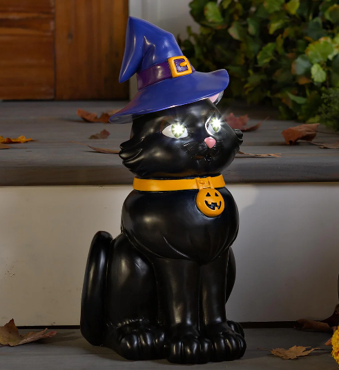 black cat figurine