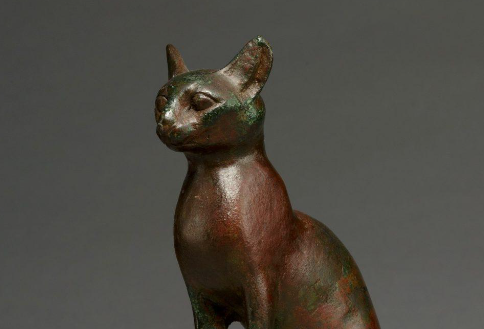 big egyptian cat statue