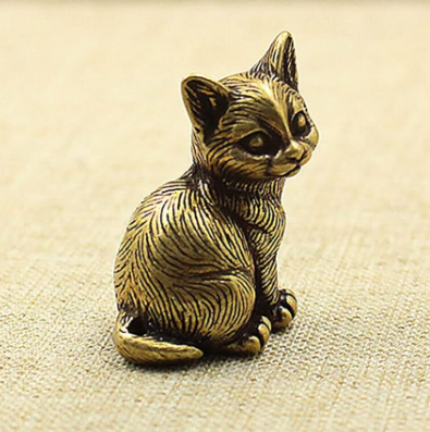 antique cat figurine
