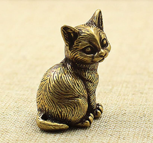 cat statues and figurines