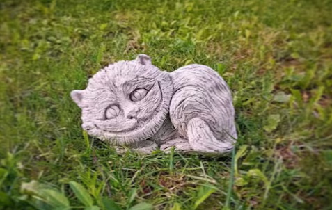 cheshire cat garden ornament