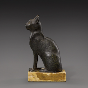 bronze egyptian cat statue