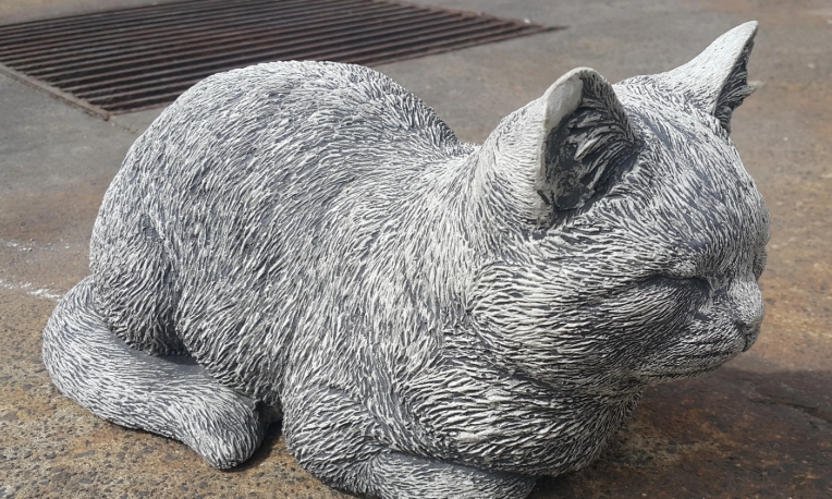 concrete cat statues for sale