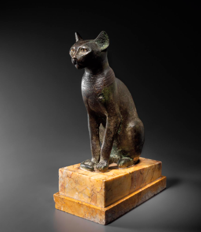 giant egyptian cat statue