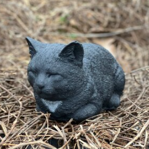 manx cat statue