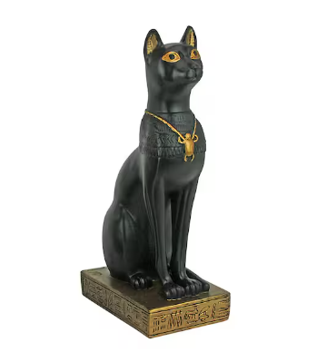 design toscano egyptian cat goddess bastet statue