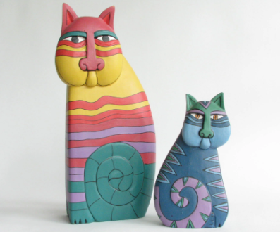 laurel burch cat statue