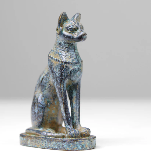 egyptian cat god statue