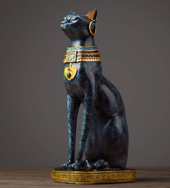 egyptian cat goddess statue