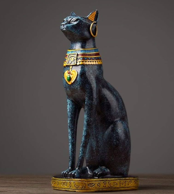 egyptian cat goddess bastet statue