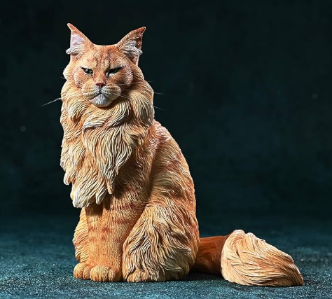 maine coon figurine