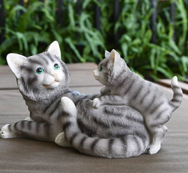 tabby cat figurines