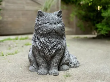 persian cat garden statues