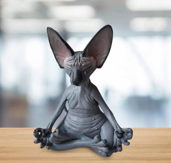 sphynx cat garden statue