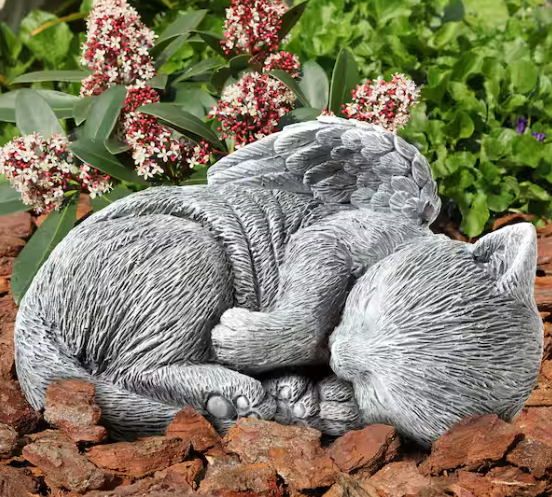 pet memorial statues cat