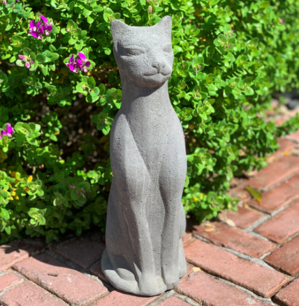 siamese cat garden statue