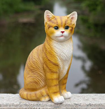 outdoor resin cat statues