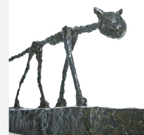 skinny cat statue