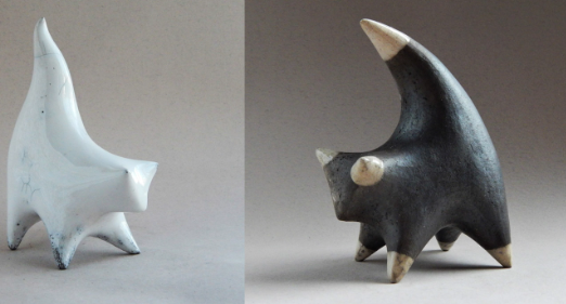 modern cat sculpture