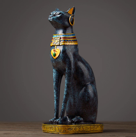 pharaoh cat statue
