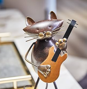 metal cat figurines