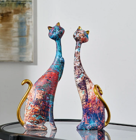 tall cat figurine